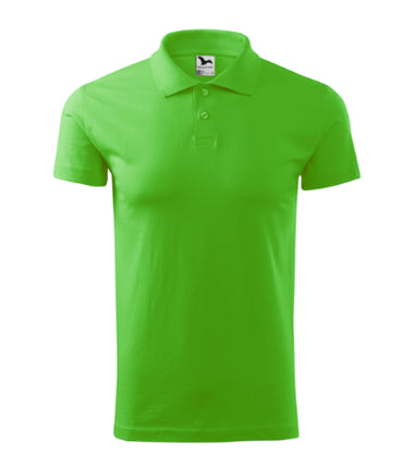2023913 - Single J. tricou polo pentru bărbaţi verde iarbă S