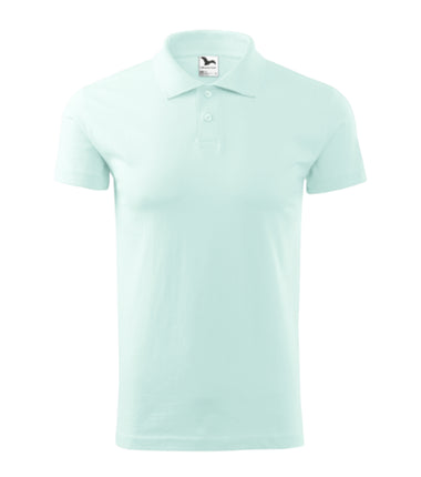 2023913 - Single J. tricou polo pentru bărbaţi verde iarbă S