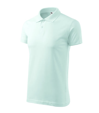 2023913 - Single J. tricou polo pentru bărbaţi verde iarbă S
