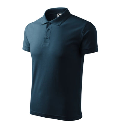 2030313 - Pique Polo tricou polo pentru bărbaţi gri deschis S