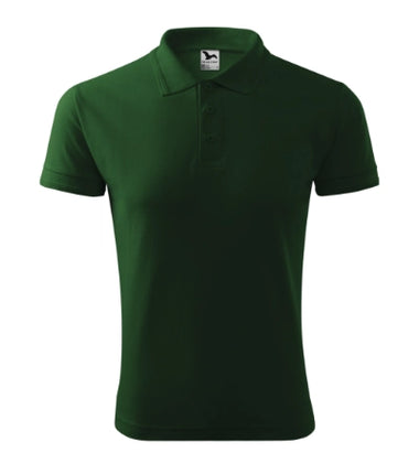2030313 - Pique Polo tricou polo pentru bărbaţi gri deschis S