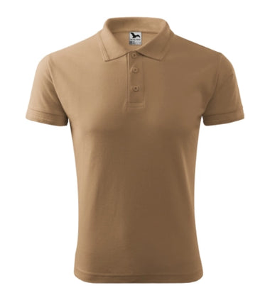 2030313 - Pique Polo tricou polo pentru bărbaţi gri deschis S
