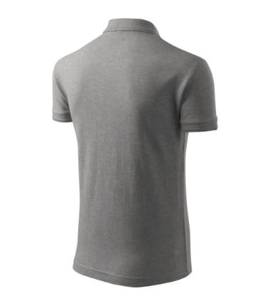 2030313 - Pique Polo tricou polo pentru bărbaţi gri deschis S