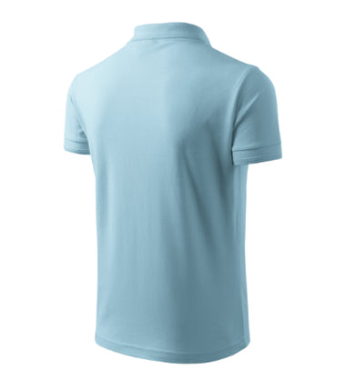 2030313 - Pique Polo tricou polo pentru bărbaţi gri deschis S