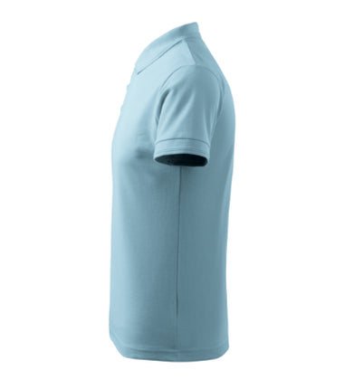 2030313 - Pique Polo tricou polo pentru bărbaţi gri deschis S