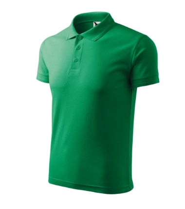 2030313 - Pique Polo tricou polo pentru bărbaţi gri deschis S