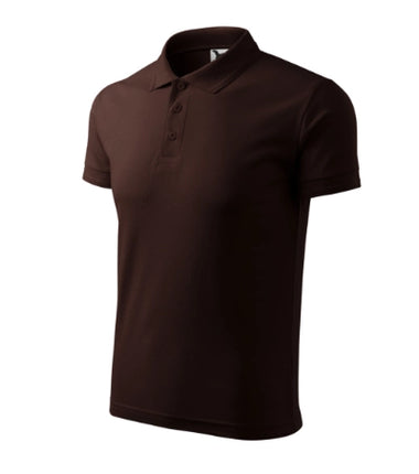 2030313 - Pique Polo tricou polo pentru bărbaţi gri deschis S