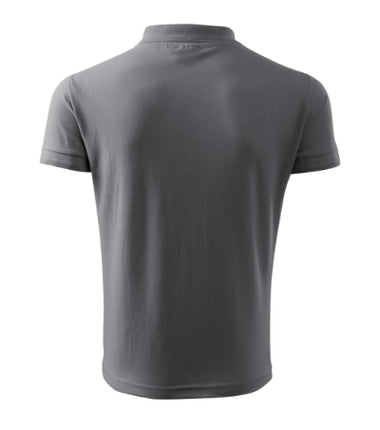 2030313 - Pique Polo tricou polo pentru bărbaţi gri deschis S