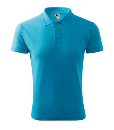 2030313 - Pique Polo tricou polo pentru bărbaţi gri deschis S