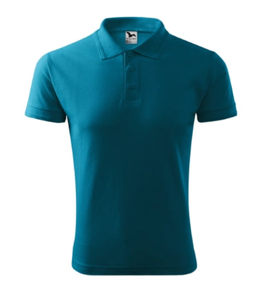 2030313 - Pique Polo tricou polo pentru bărbaţi gri deschis S