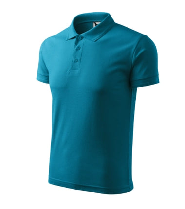 2030313 - Pique Polo tricou polo pentru bărbaţi gri deschis S