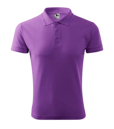2030313 - Pique Polo tricou polo pentru bărbaţi gri deschis S