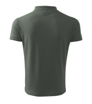 2030313 - Pique Polo tricou polo pentru bărbaţi gri deschis S