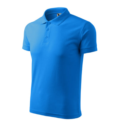 2030313 - Pique Polo tricou polo pentru bărbaţi gri deschis S