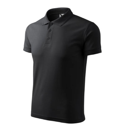 2030313 - Pique Polo tricou polo pentru bărbaţi gri deschis S