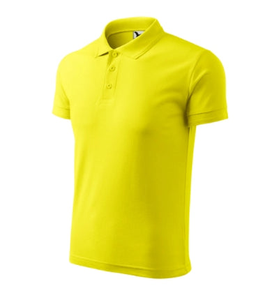 2030313 - Pique Polo tricou polo pentru bărbaţi gri deschis S