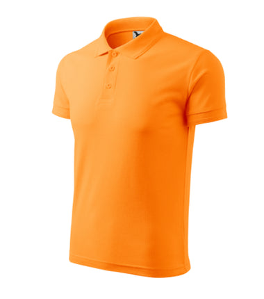 2030313 - Pique Polo tricou polo pentru bărbaţi gri deschis S