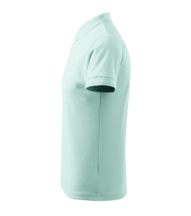 2030313 - Pique Polo tricou polo pentru bărbaţi gri deschis S