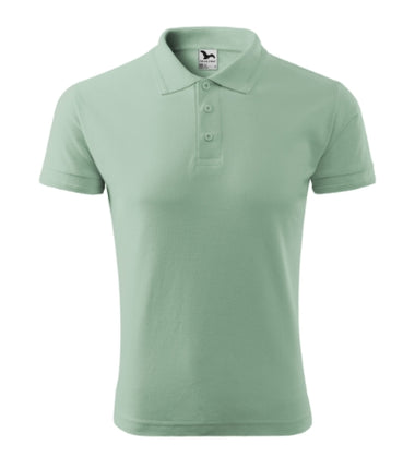 2030313 - Pique Polo tricou polo pentru bărbaţi gri deschis S