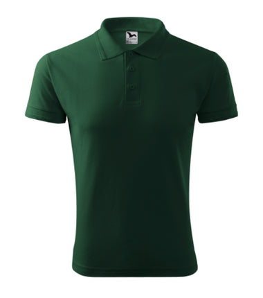 2030313 - Pique Polo tricou polo pentru bărbaţi gri deschis S