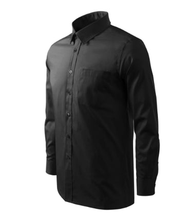 2090013 - Style LS cămaşă pentru bărbaţi alb S