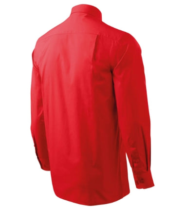 2090013 - Style LS cămaşă pentru bărbaţi alb S