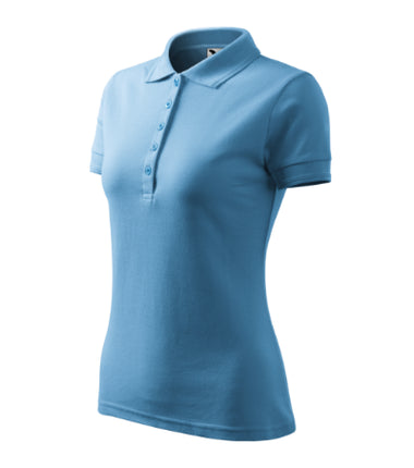 2100512 - Pique Polo tricou polo pentru damă albastru regal XS