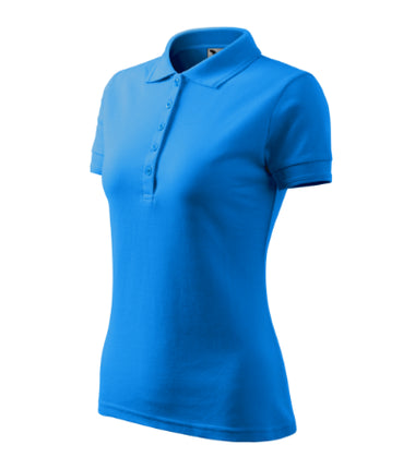 2100512 - Pique Polo tricou polo pentru damă albastru regal XS