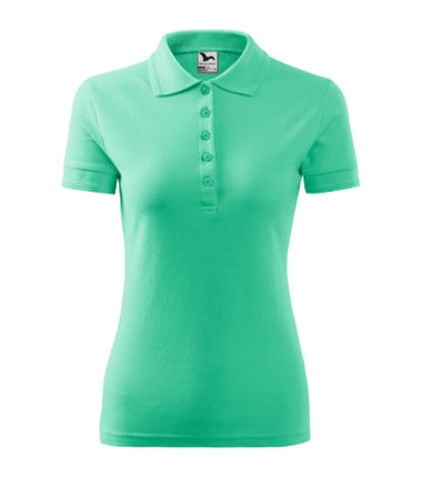 2100512 - Pique Polo tricou polo pentru damă albastru regal XS