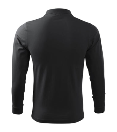 2110013 - Single J. LS tricou polo pentru bărbaţi alb S