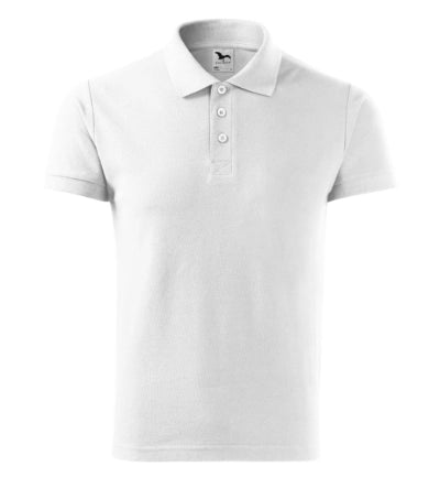 212D313 - Cotton tricou polo pentru bărbaţi dark green S