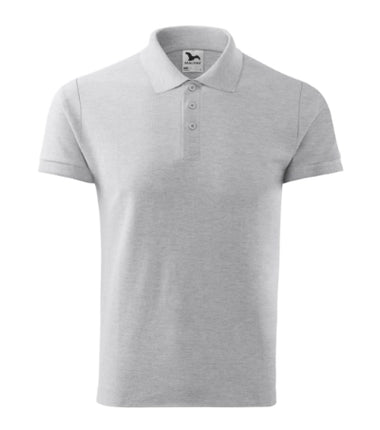 212D313 - Cotton tricou polo pentru bărbaţi dark green S