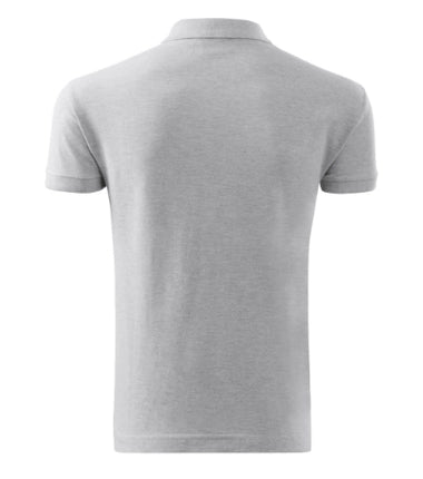 212D313 - Cotton tricou polo pentru bărbaţi dark green S