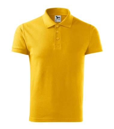 212D313 - Cotton tricou polo pentru bărbaţi dark green S