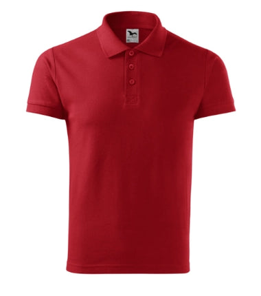 212D313 - Cotton tricou polo pentru bărbaţi dark green S