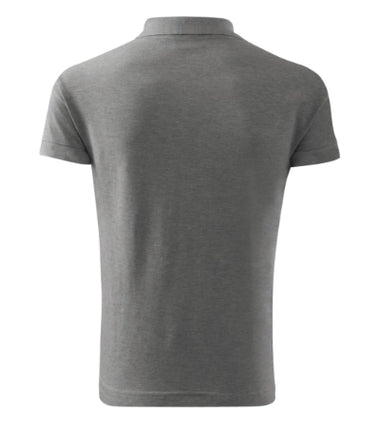 212D313 - Cotton tricou polo pentru bărbaţi dark green S