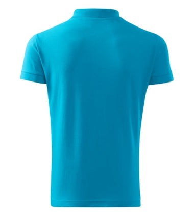 212D313 - Cotton tricou polo pentru bărbaţi dark green S