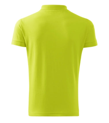 212D313 - Cotton tricou polo pentru bărbaţi dark green S
