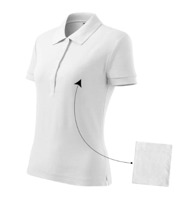 2134012 - Cotton tricou polo pentru damă purpuriu XS