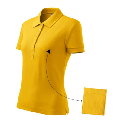 2134012 - Cotton tricou polo pentru damă purpuriu XS