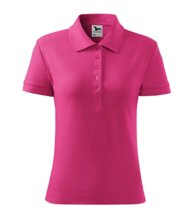 2134012 - Cotton tricou polo pentru damă purpuriu XS
