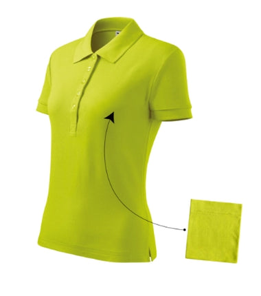 2134012 - Cotton tricou polo pentru damă purpuriu XS