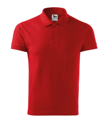 215A213 - Cotton Heavy tricou polo pentru bărbaţi tangerine orange S
