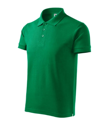 215A213 - Cotton Heavy tricou polo pentru bărbaţi tangerine orange S