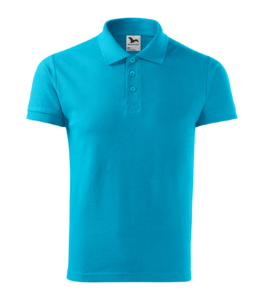 215A213 - Cotton Heavy tricou polo pentru bărbaţi tangerine orange S