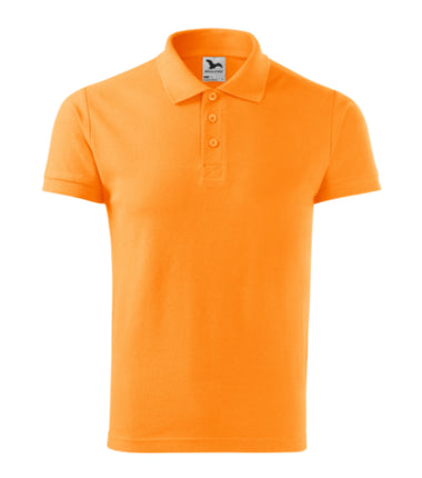 215A213 - Cotton Heavy tricou polo pentru bărbaţi tangerine orange S
