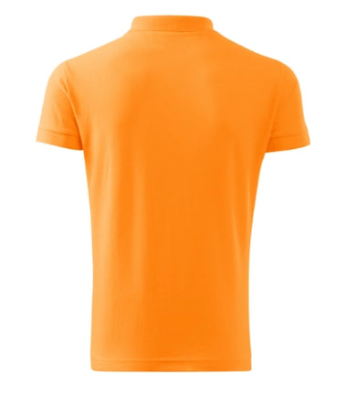 215A213 - Cotton Heavy tricou polo pentru bărbaţi tangerine orange S