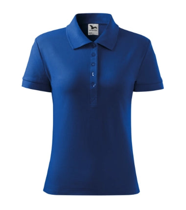2160512 - Cotton Heavy tricou polo pentru damă albastru regal XS