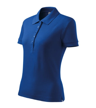 2160512 - Cotton Heavy tricou polo pentru damă albastru regal XS