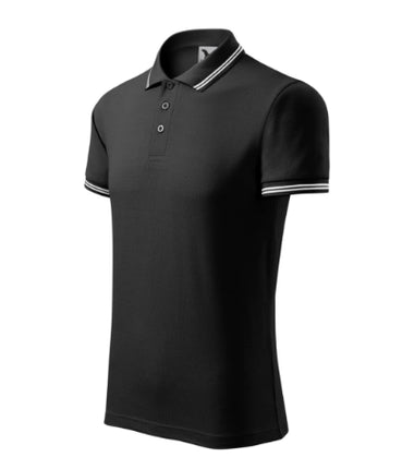 2191213 - Urban tricou polo pentru bărbaţi gri închis S